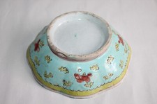 Ancienne coupelle assiette en porcelaine de four folklorique chinoise, Qing ?