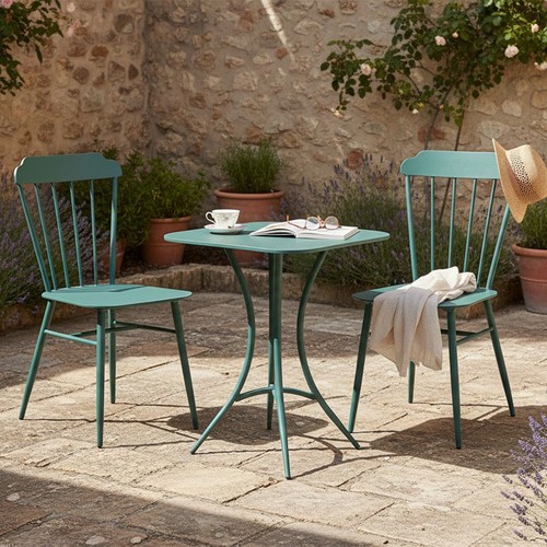 Ensemble table chaises - ensemble,