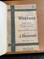 Jules massenet werther opéra - werther,