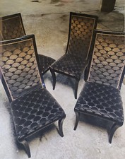 Lot de 4 chaises salle à