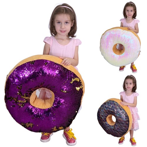 Donut géant 60cm - 60cm, peluche