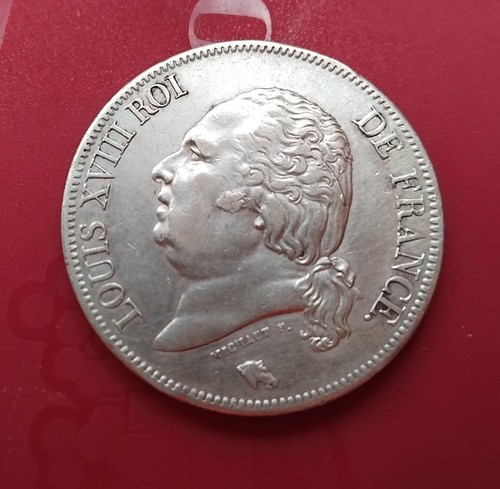 Francs argent louis xviii - francs,