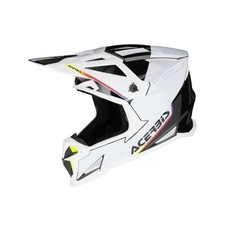Acerbis Casque Moto Cross Enduro T711 Blanc/Noir 0026458.237