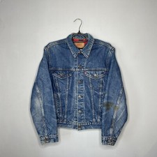 Veste en jean à carreaux