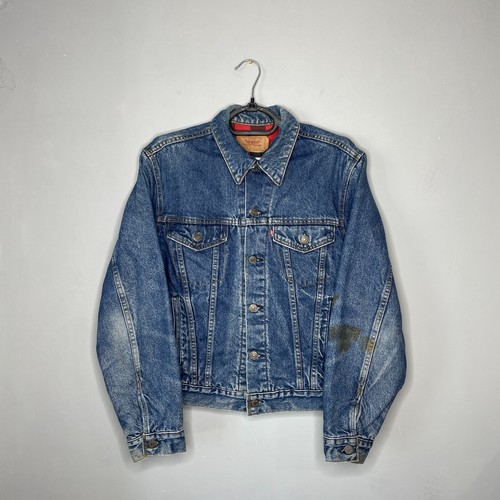 Veste jean carreaux - jean,