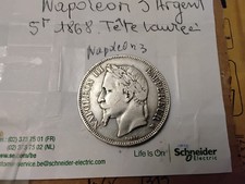 napoleon 3 argent 5f de1868bb