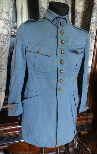 Ww1 uniforme vareuse - vareuse, bleu