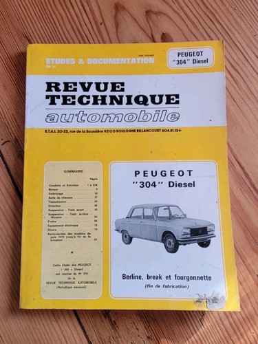 Revue technique automobile - revue,