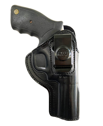 Iwb black full grain - black, cowhide