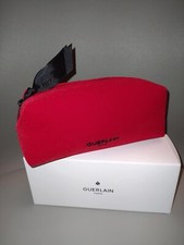 Magnifique trousse à maquillage Guerlain velours rouge neuve Avec Boîte 