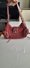 SAC A MAIN CUIR ROUGE FRANCESCO BIASIA SINCE 1977