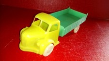 CAMION BERLIET BENNE jaune vert jouet de bazar plastique ancien
