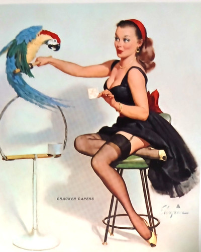 Grande litho pin par - pin, up