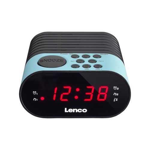 Lenco radio réveil pll - lenco, fm