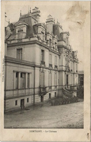 Cpa xertigny le chateau - xertigny,