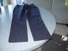 pantalon aspect jean bleu