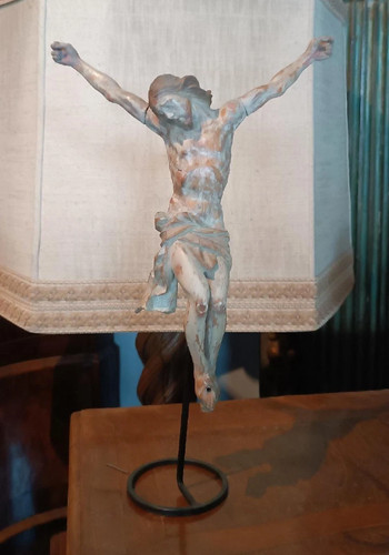 Christ polychrome bois - christ, en