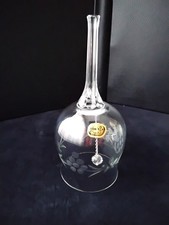 Cloche de table en cristal de Bohème   NOUVEAU