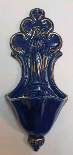 Ancien benitier porcelaine - benitier,