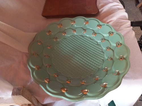 Plat vert céladon par - vert,