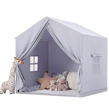 Cabane Tente Enfant Interieure Gris Tente Enfant Exterieur de Jardin - Maison...