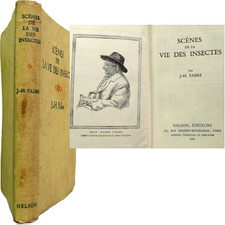 Scènes de la vie des insectes 1939 Jean-Henri Fabre souvenirs entomologie Nelson
