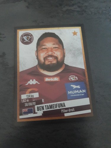 Sticker panini rugby - top, 14