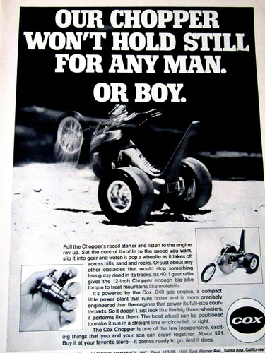 1971 cox chopper - cox, won't