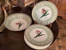 8 assiettes a desserts et compotier The Royal Horticultural Society