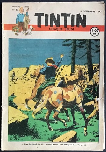 Tintin édition belge du - belge,
