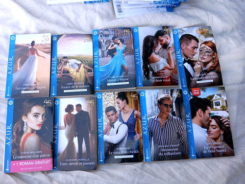 Lot harlequin azur juin - 10,