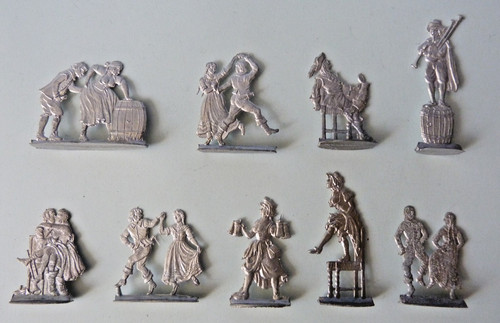 Plats étain zinnfiguren - d'étain,