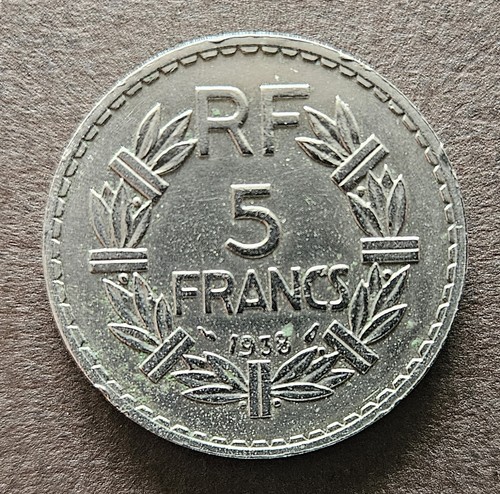Francs lavrillier 1938 - 5,