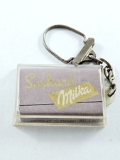 PORTE-CLES - Miniature SUCHARD MILKA Chocolat 3D Vintage ZAVENTEM 1960s