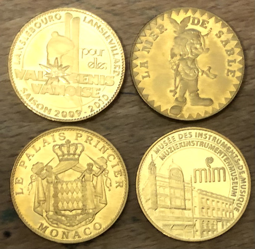 Lot de 4 médailles - ab, n°10