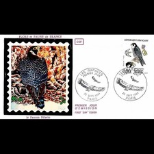 CEF soie - Rapaces, faucon pèlerin - 22/9/1984 Paris