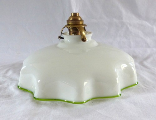 Ancien abat jour blanc - ancien,