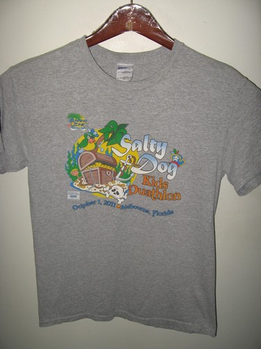 Salty dog kids duathlon race - dog,