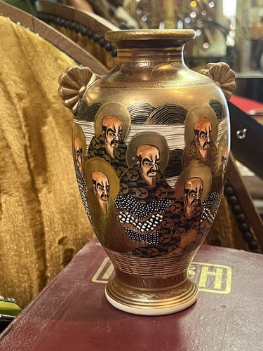 Vase satsuma signé xixe - vase,