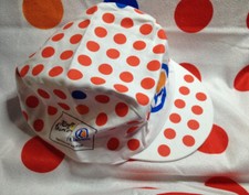 casquette à pois Meilleur Grimpeur TOUR DE FRANCE Leclerc taille unique