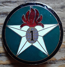 1930 Compagnie Montée 1° RE Insigne Légion Etrangère ORIGINAL WWII Chobillon