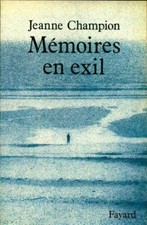 Mémoires en exil - Jeanne Champion - V2091150