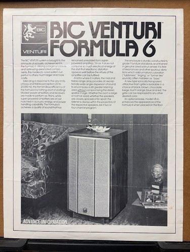 Vtg bic venturi formula - venturi,