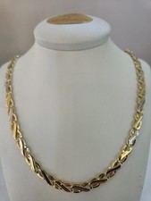 18k jaune blanc ras cou - 18k,