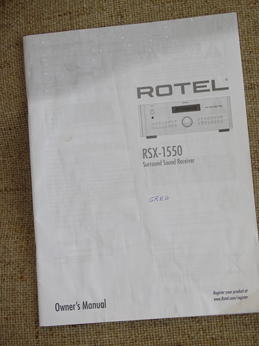 Original rotel rsx 1550 - rotel, rsx-1550