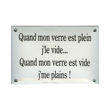 Plaque émaillée - plaque,