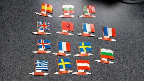 Lot drapeaurama biscuit - lot, 14