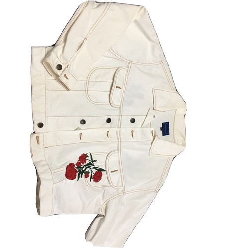 Veste jeans brodé - veste,