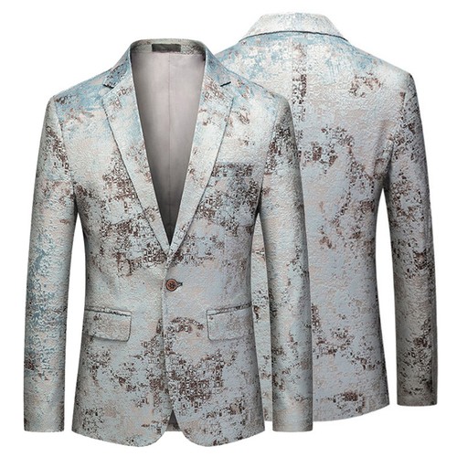 Hommes jacquard robe veste - hommes,