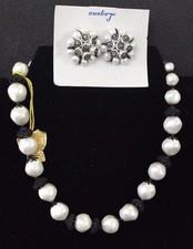 50s Signé Laguna Blanc Noir